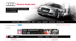Desktop Screenshot of forum-audi.com